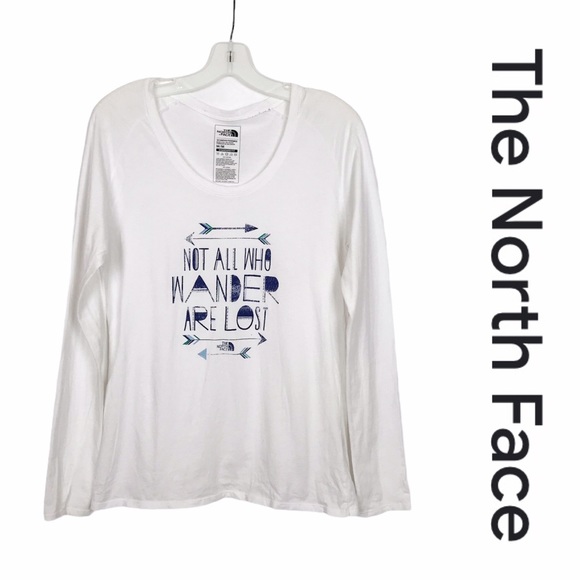 The North Face Boho Not All Who Wander.. L/S Tee M - Picture 1 of 7